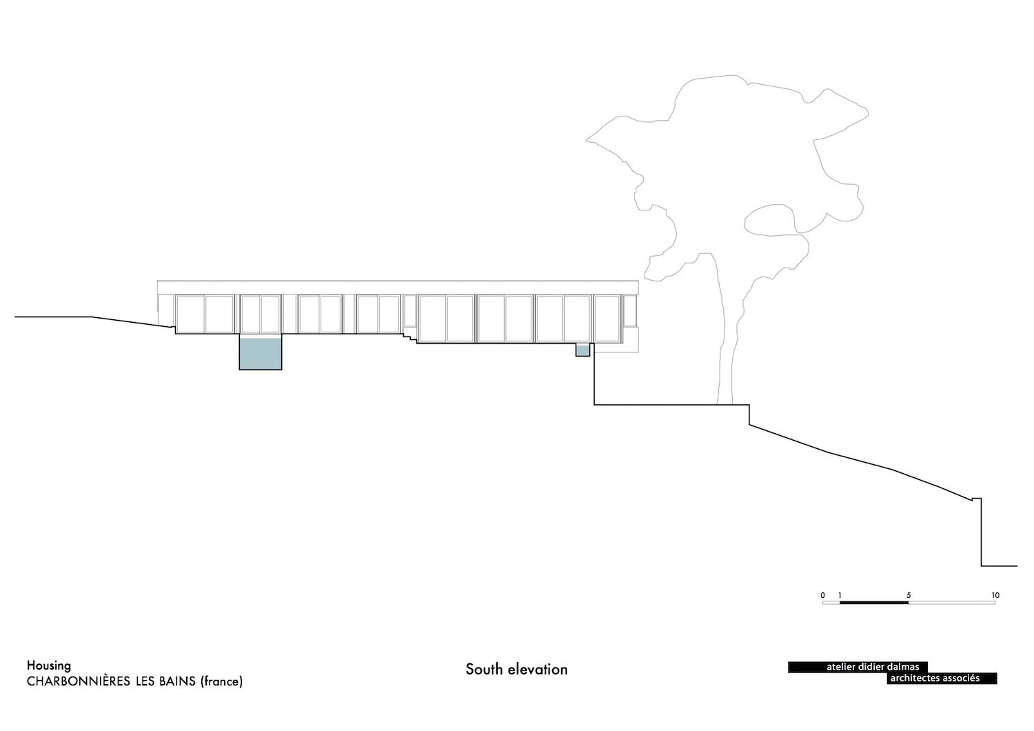 法国 Charbonnières les Bains 自然光住宅-25