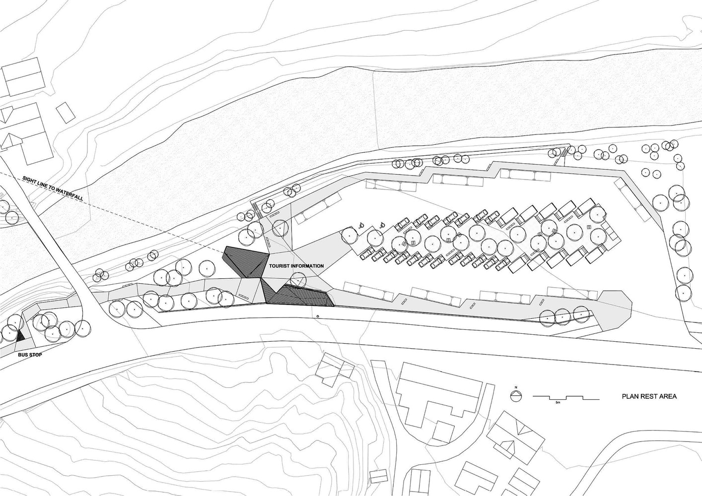 挪威 Steinsdalsfossen 瀑布景区建筑-47