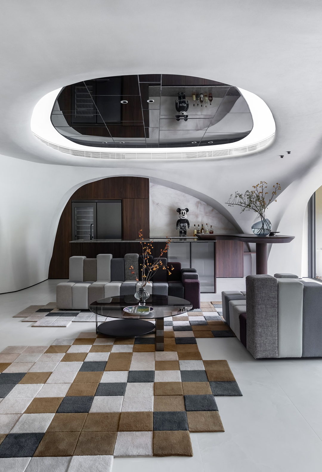 9SDG李东灿 · 广州480㎡当代豪宅,洞穴式居所,《空间协奏曲》丨中国广州-19