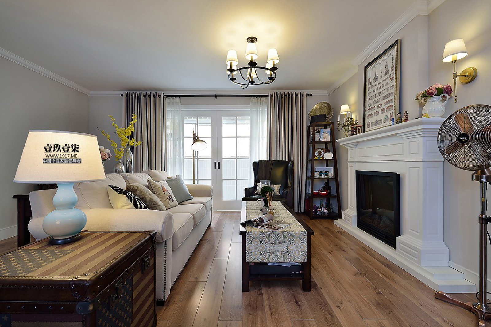 140㎡美式住宅设计-1