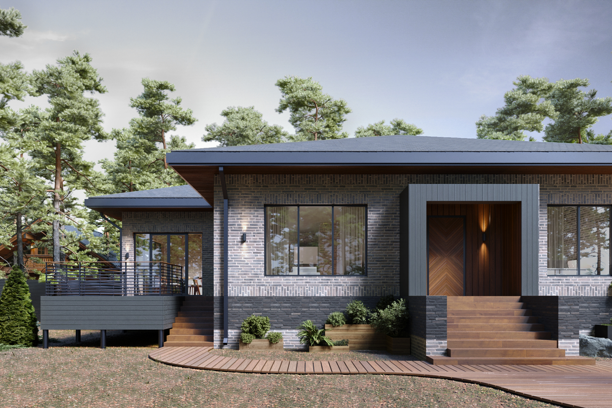 松林里的房子丨俄罗斯丨Kamil Shakirzianov-10