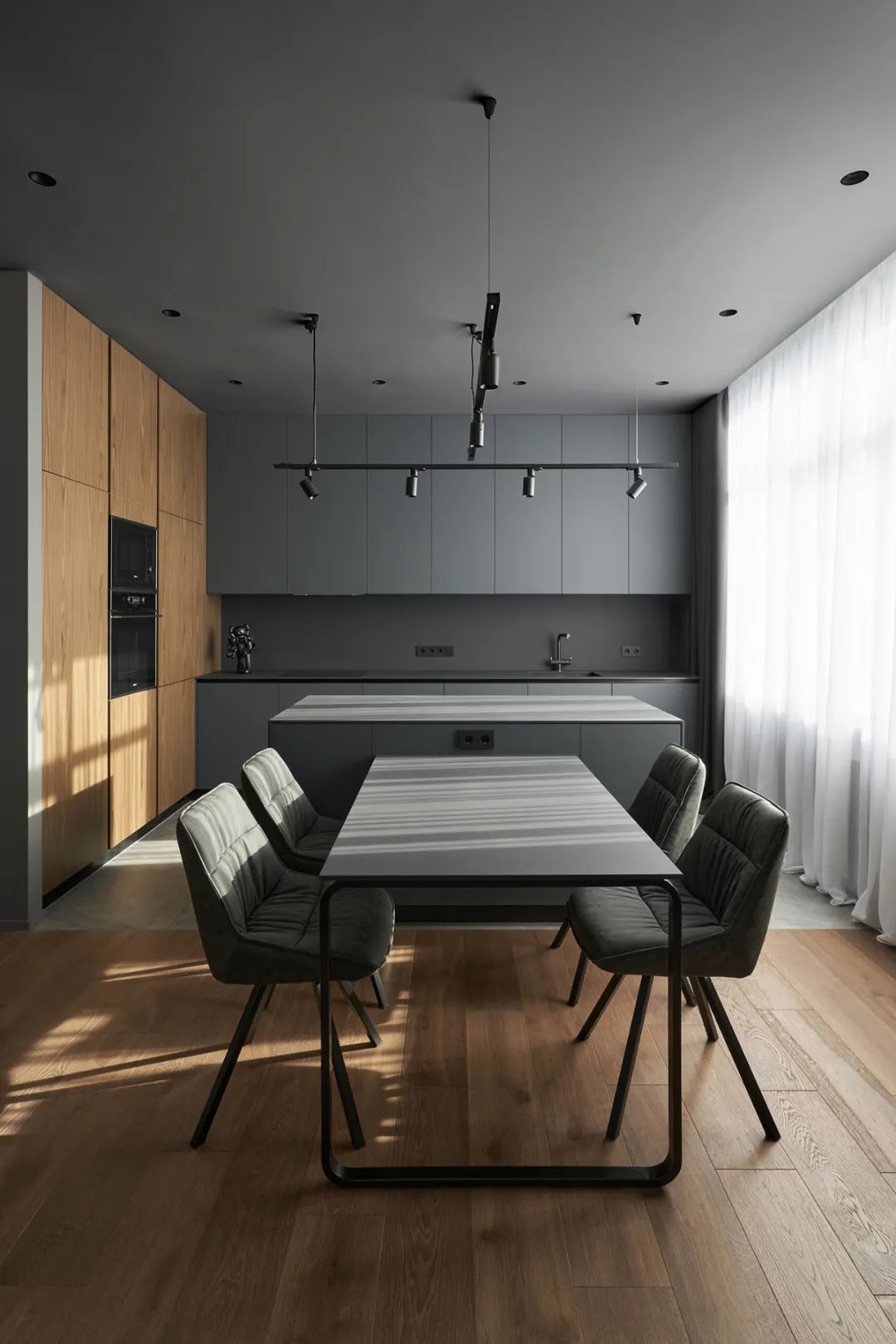 现代奢华 · 水泥灰公寓设计丨Konstantin Kildinov-53