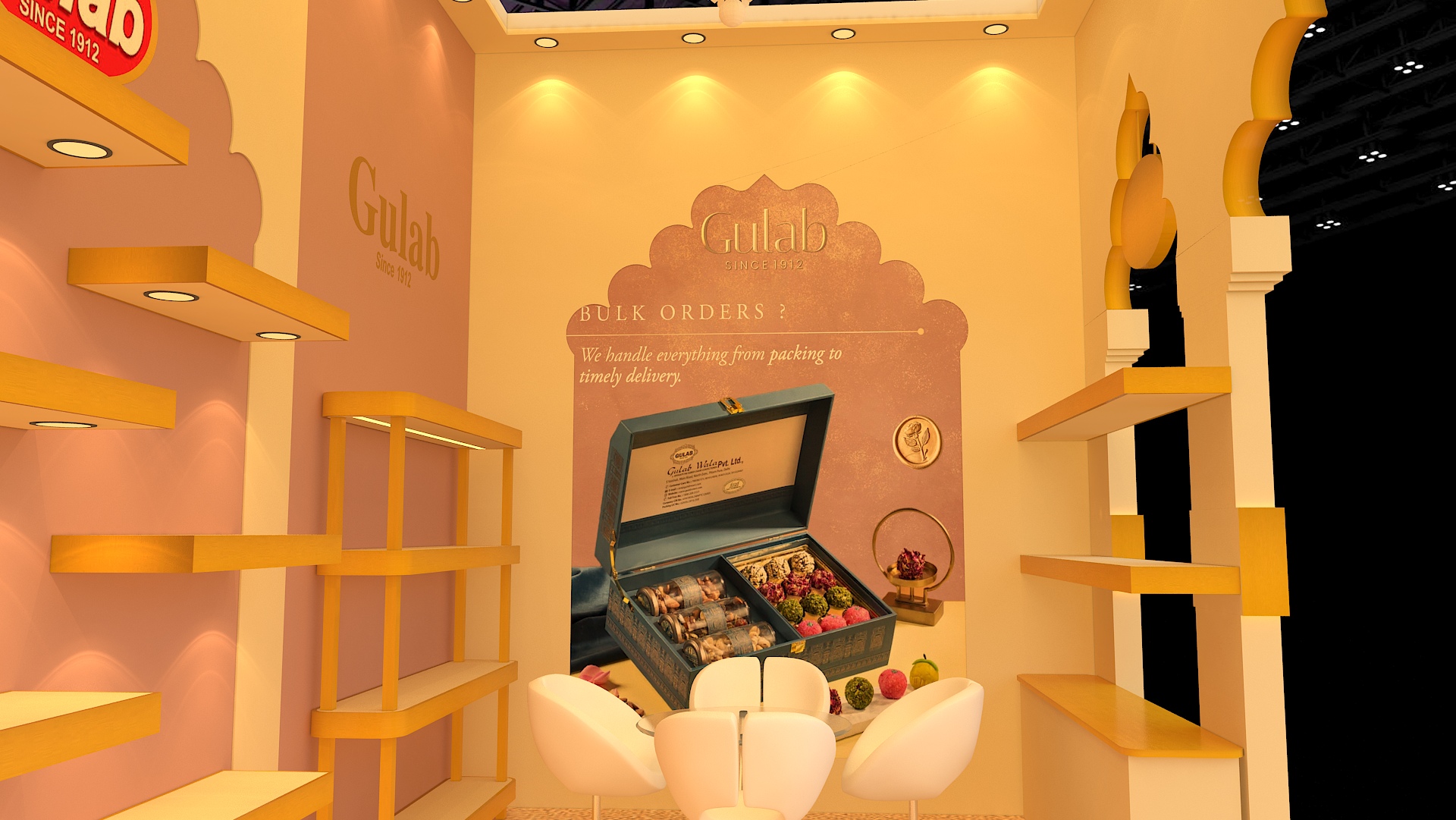 2 Side Open Exhibition Stall-3