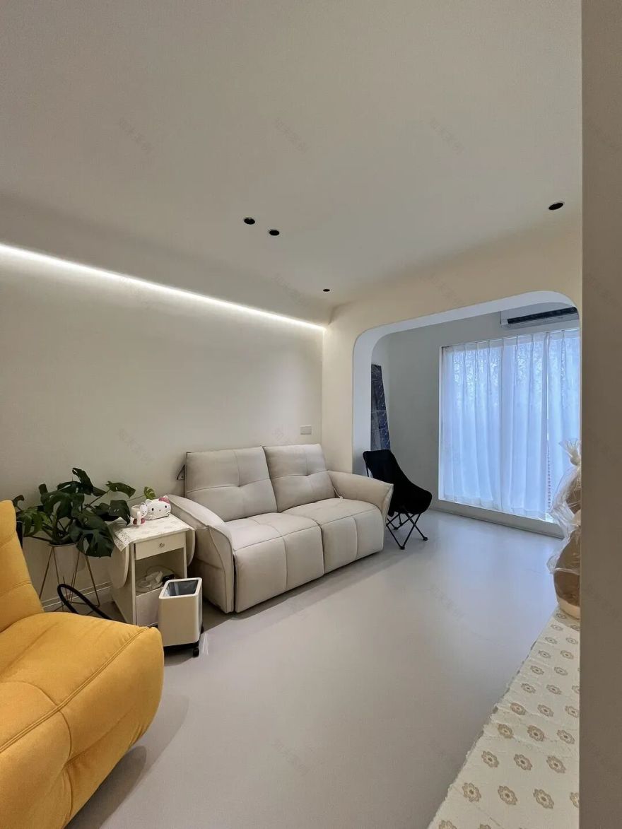 63㎡奶油风小户型,8万全包!不豪华但超有生活感,独居也能很惬意-10