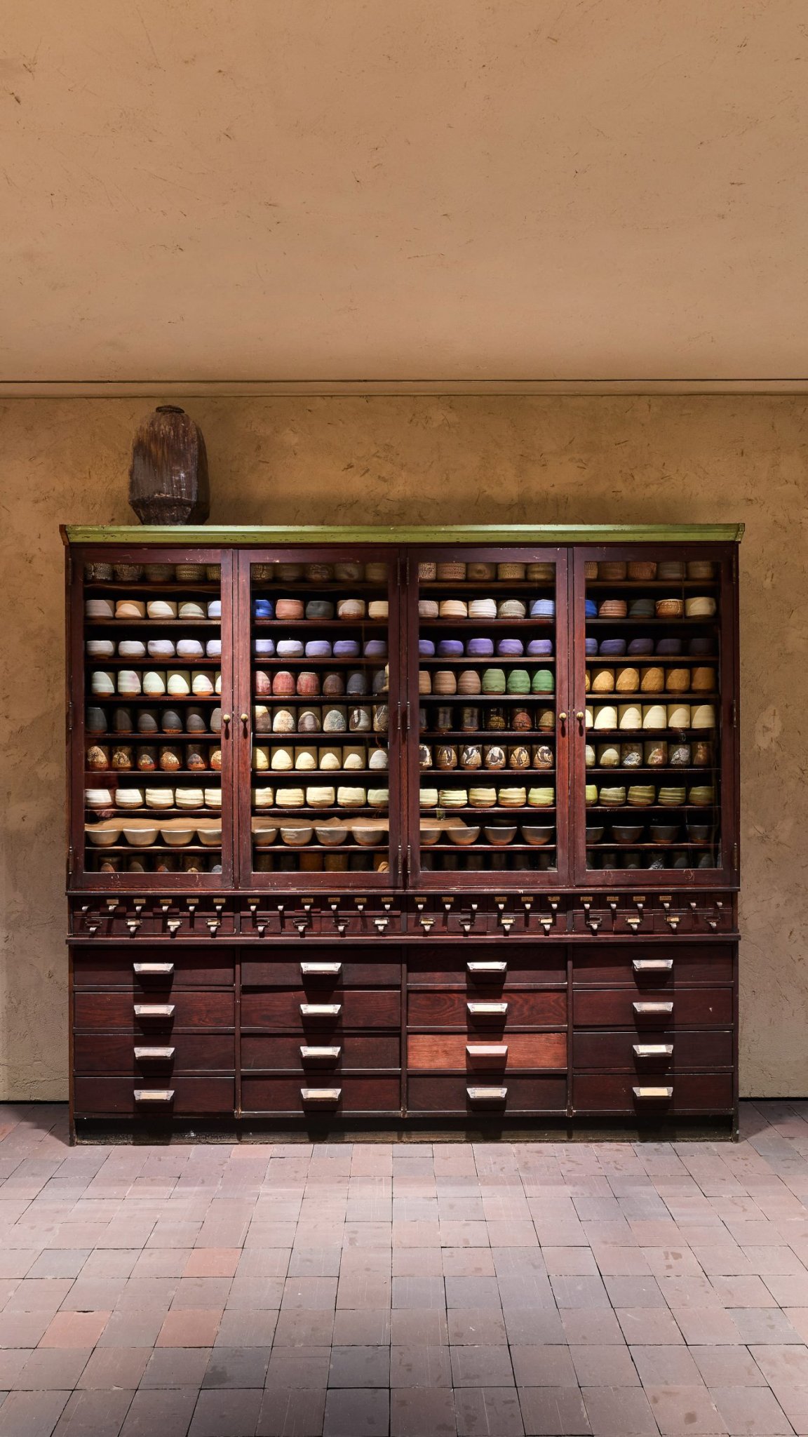 Chawan Cabinet exhibition by Theaster Gates-11
