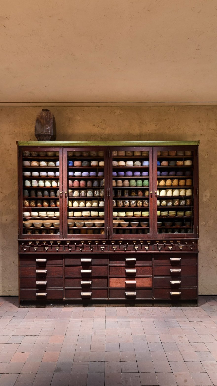 Chawan Cabinet exhibition by Theaster Gates-11