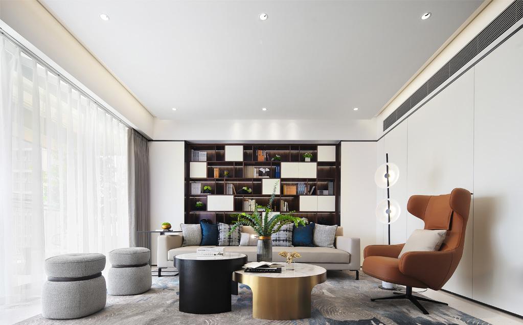 方界设计 | 静逸平层,打造多功能舒适家居空间-8