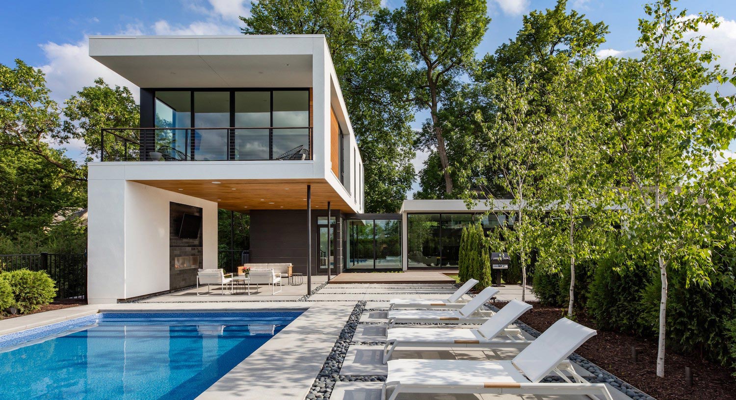 明尼苏达州现代湖景住宅，尽享城市天际线-6