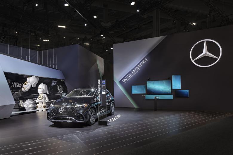 CES 2023 – MercedesBenz 室内设计丨美国拉斯维加斯丨jangled nerves-8