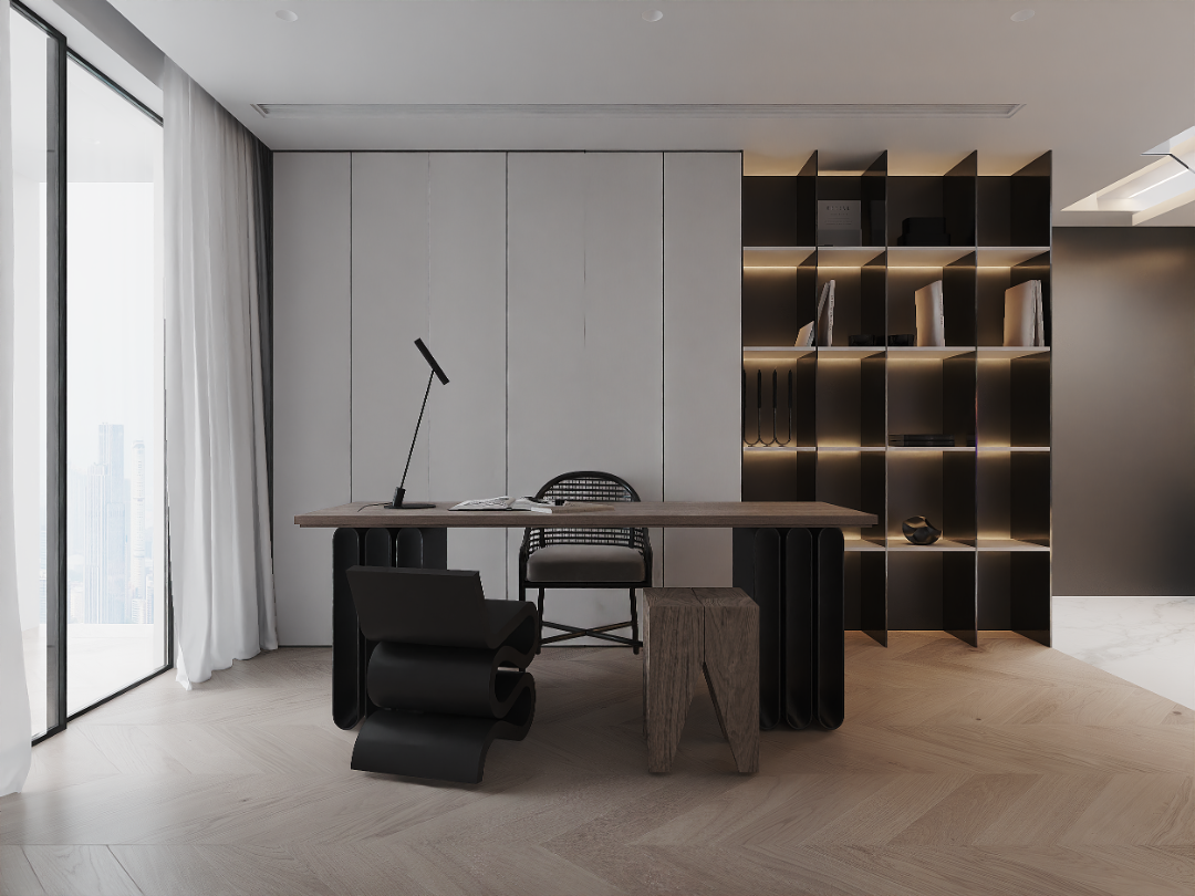 二孩家庭的轻奢跃层生活丨星远合木美学空间-42