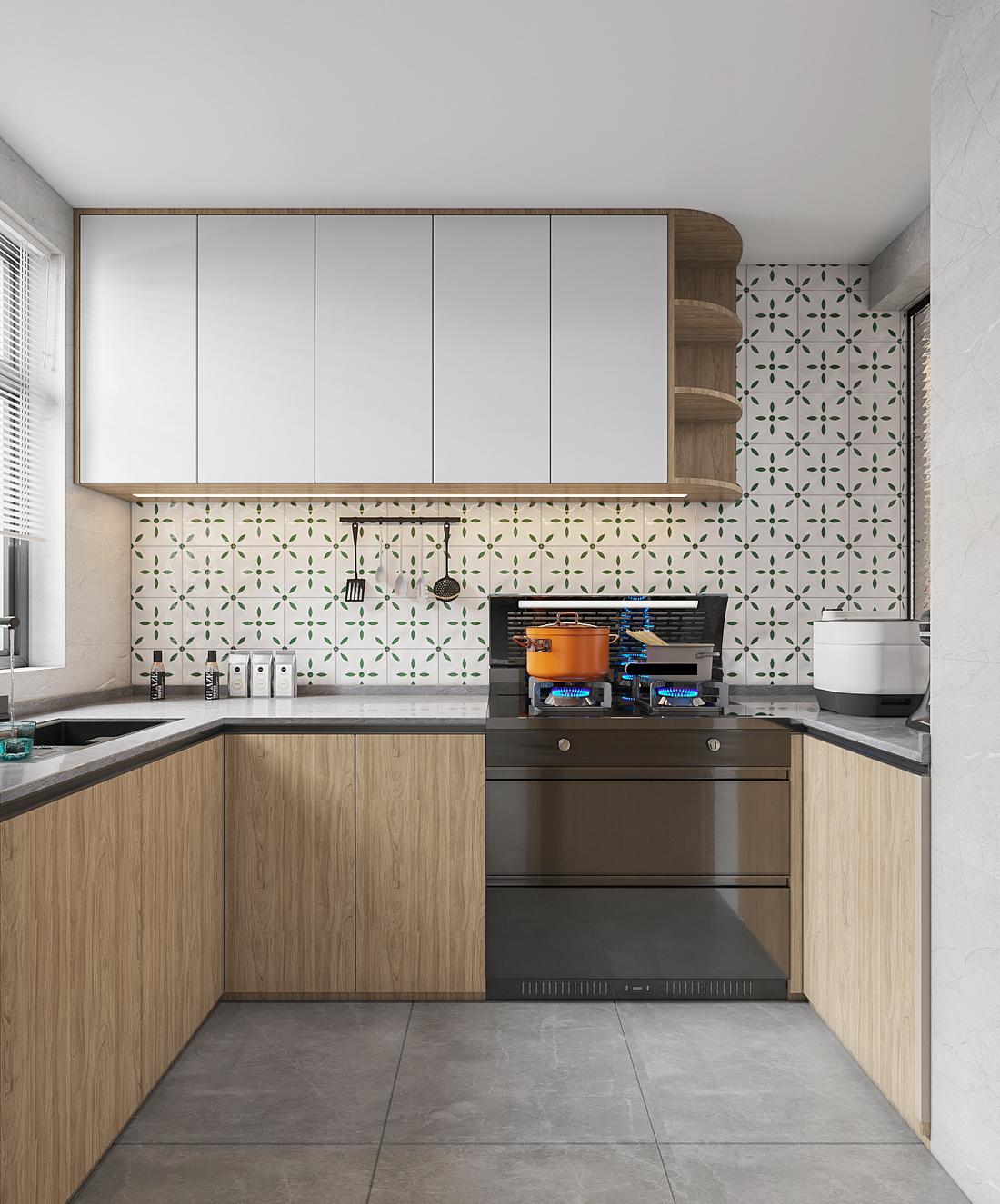 日式原木与白的暖风徐徐之家-14