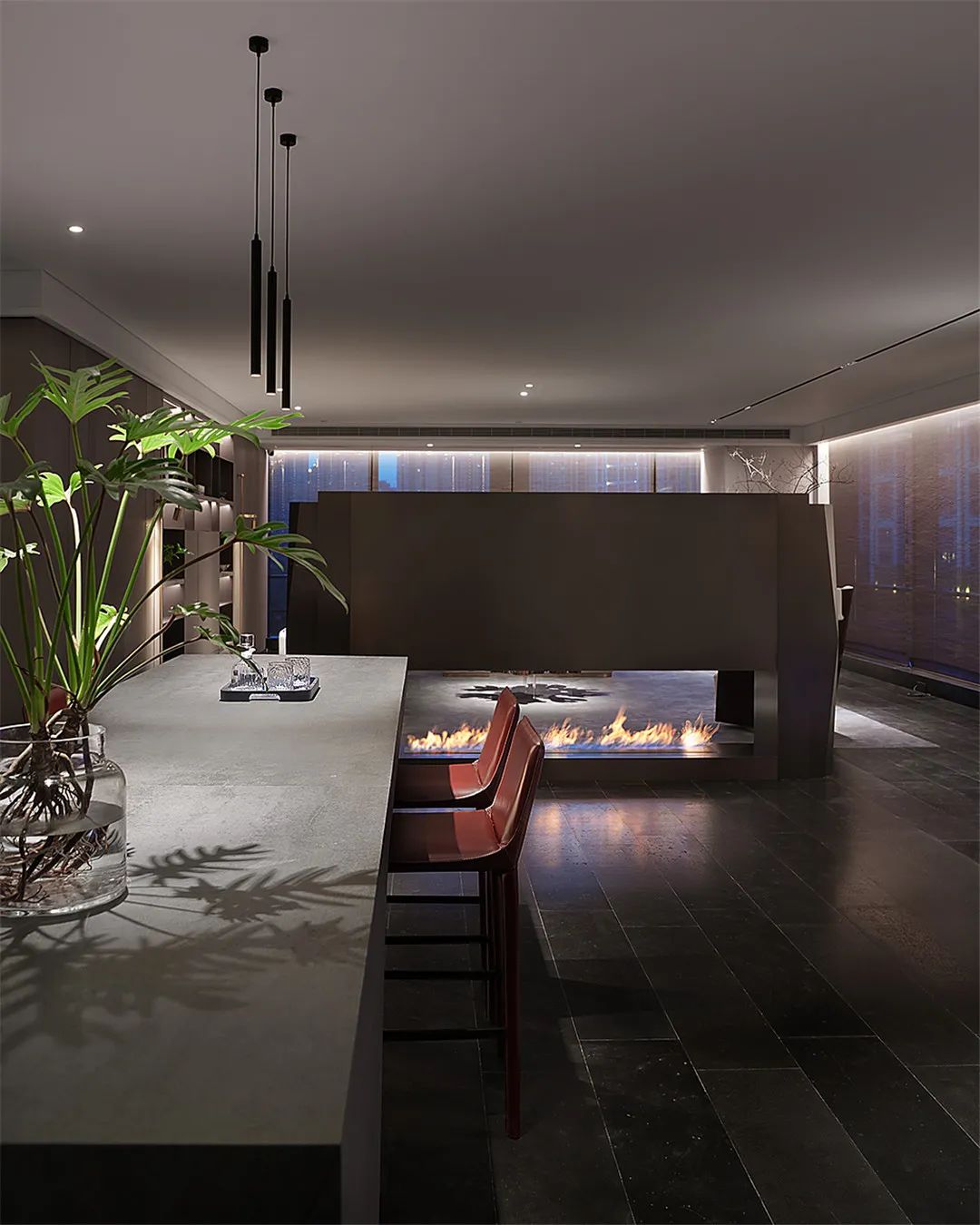 浮光疏影胸有丘壑·自然光影与留白空间的完美结合丨中国福州丨元束设计-15