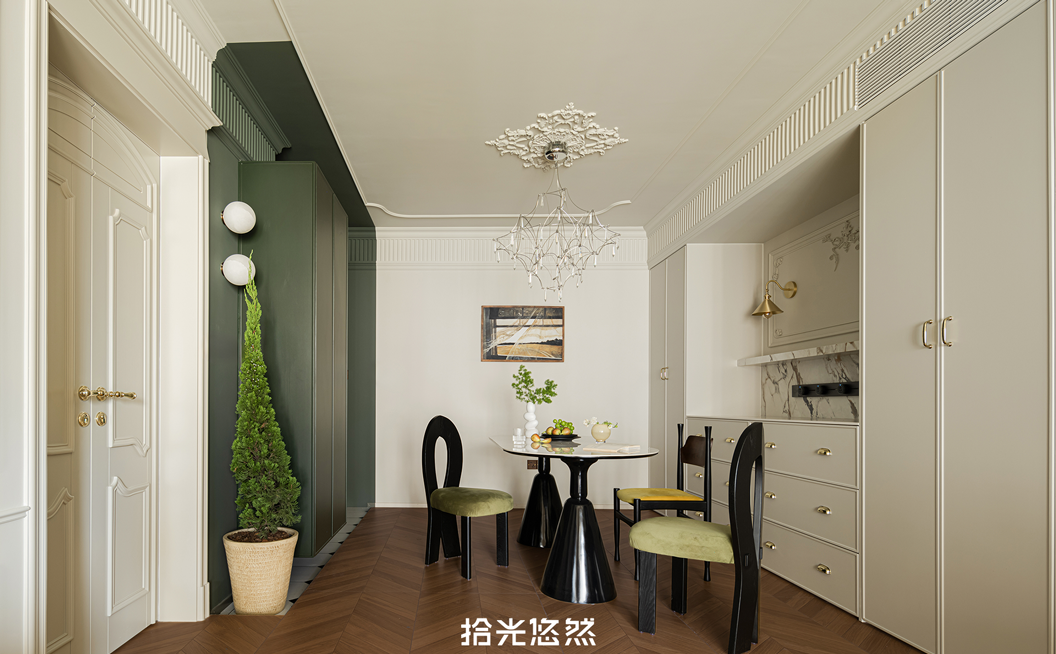 复古轻法式风格房屋设计-6