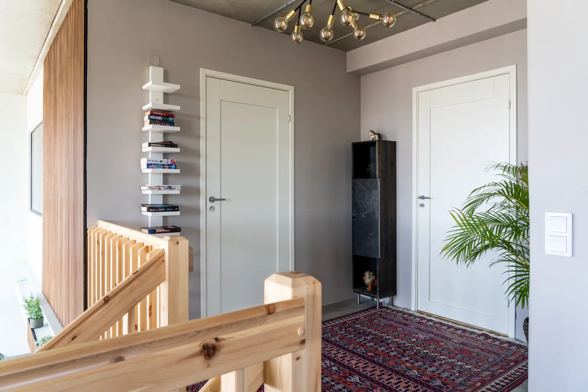 瑞典斯德哥尔摩现代都市景观复式公寓设计-12