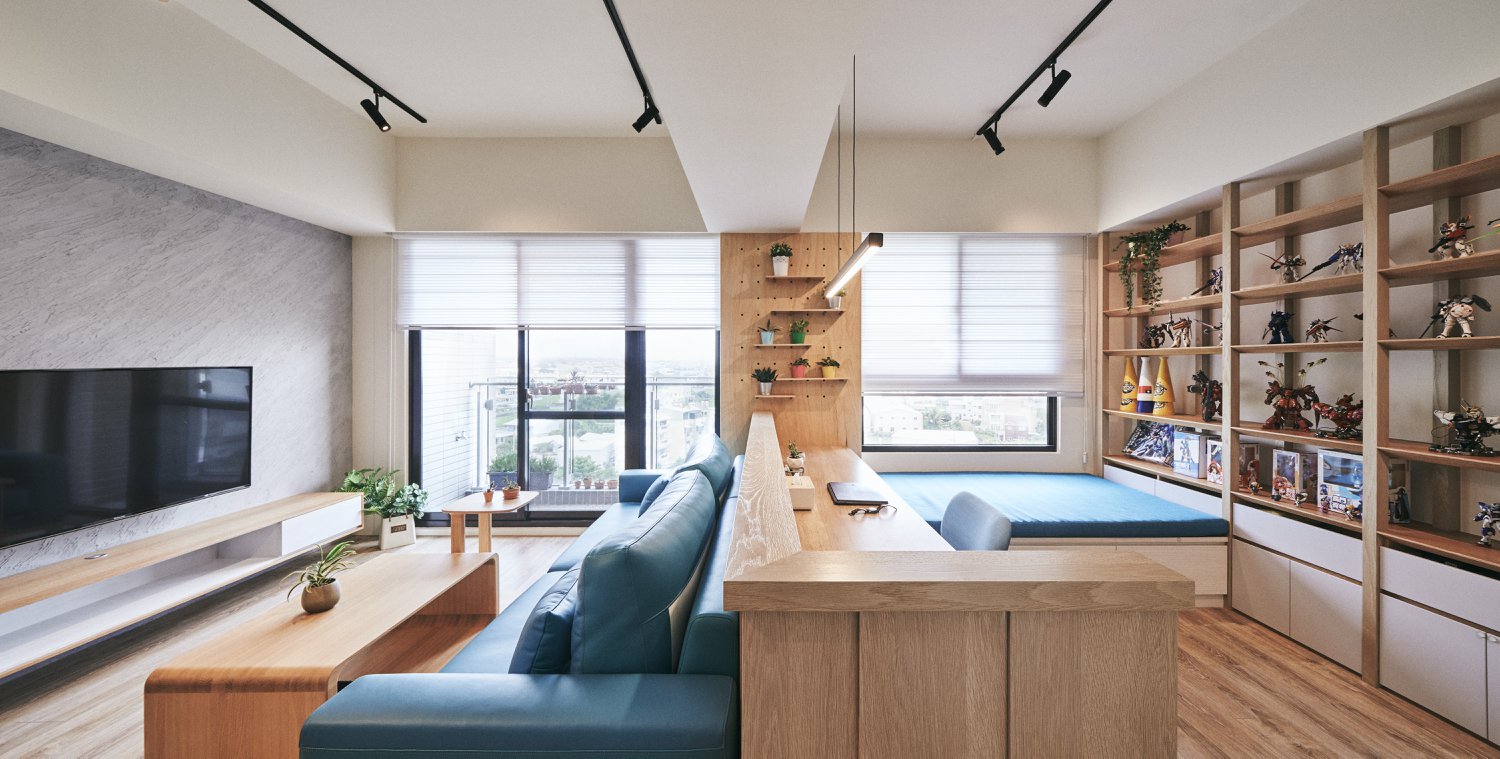 台中现代简约家居，自然光线与个性化设计完美融合-15