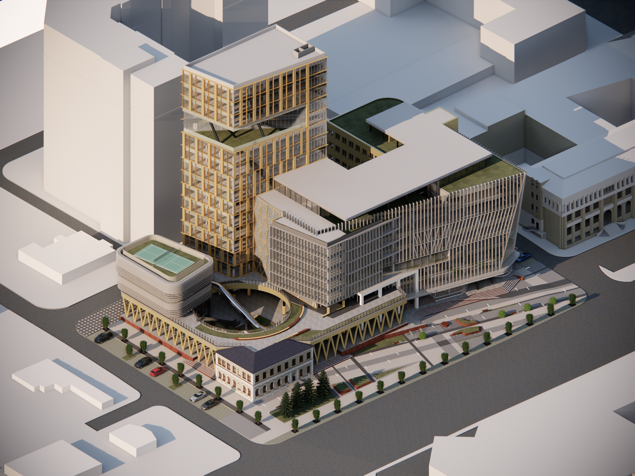 Многофункциональный комплекс по ул. Жукова. Archviz-4