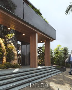 免费的SketchUp别墅外部模型丨Nguyen Long