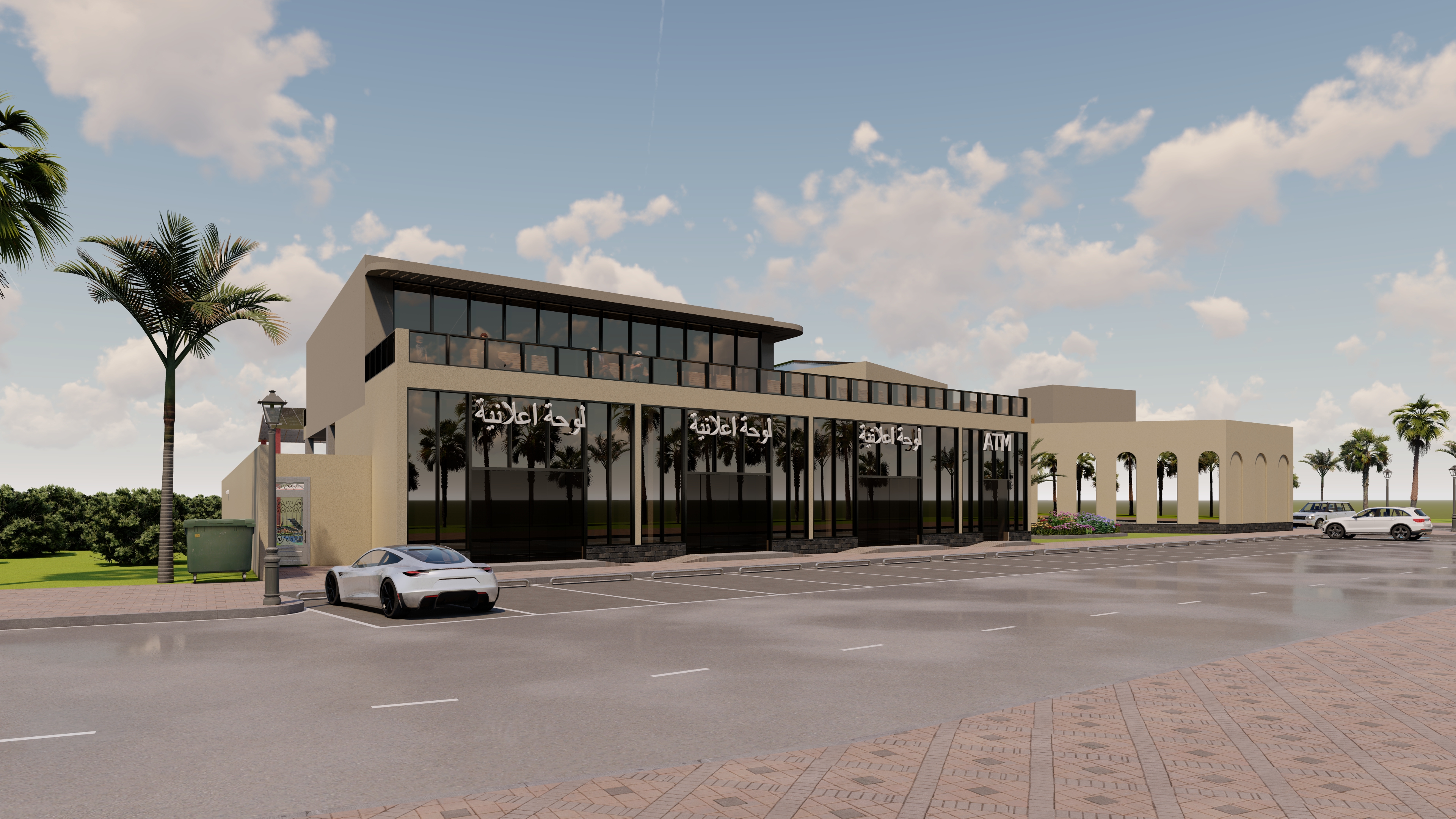 3D ARCHITECTURAL DESIGN FOR A SPORTS CLUB-4