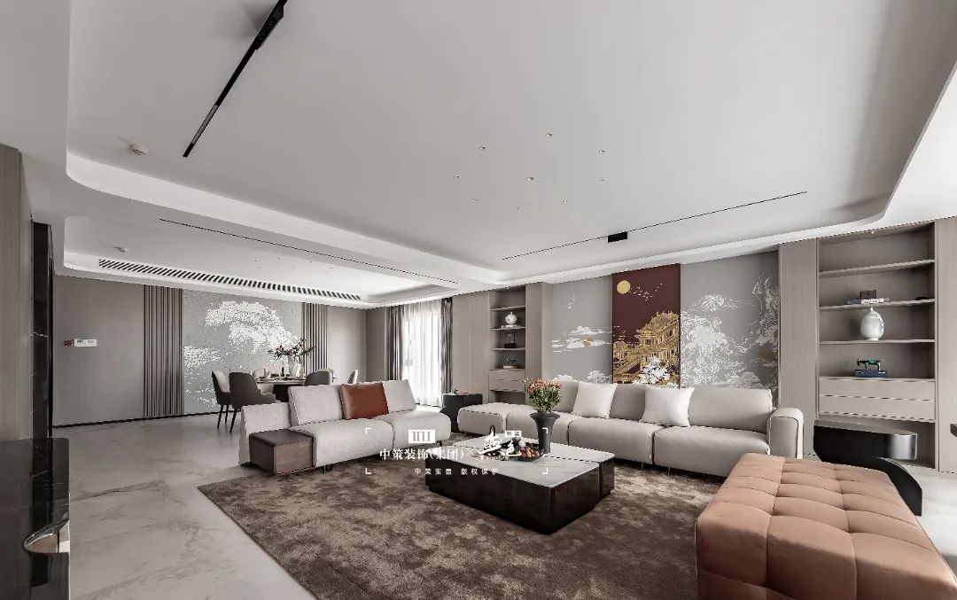 轻奢与古风 · 同款户型的个性解读丨中策装饰-45