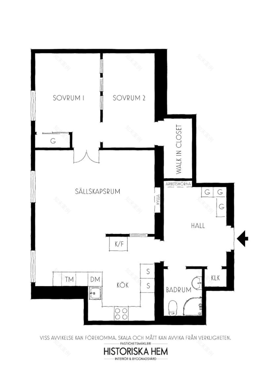 斯德哥尔摩快乐北欧风格公寓-22