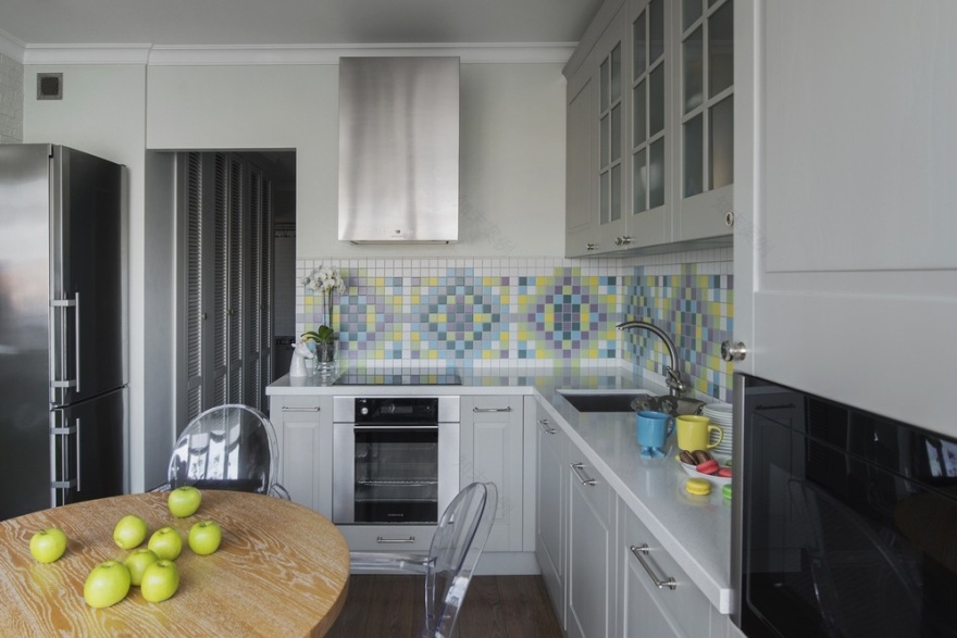 设计师75平米公寓时尚室内设计丨设计师伊琳娜·韦利奇科-23