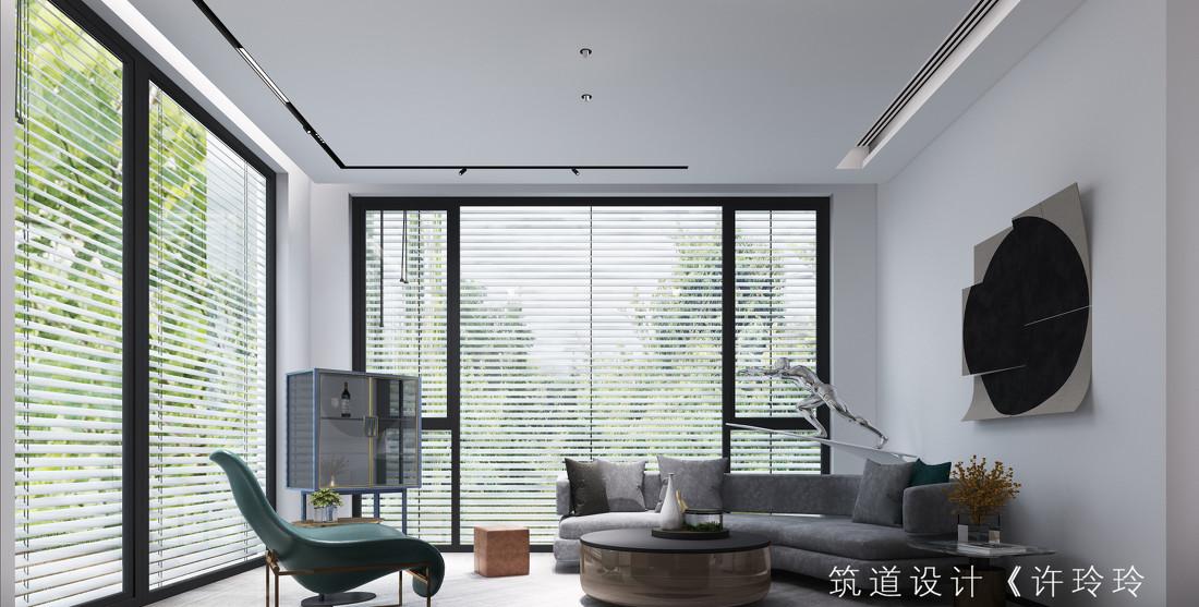 极简黑白灰,演绎现代艺术空间-2