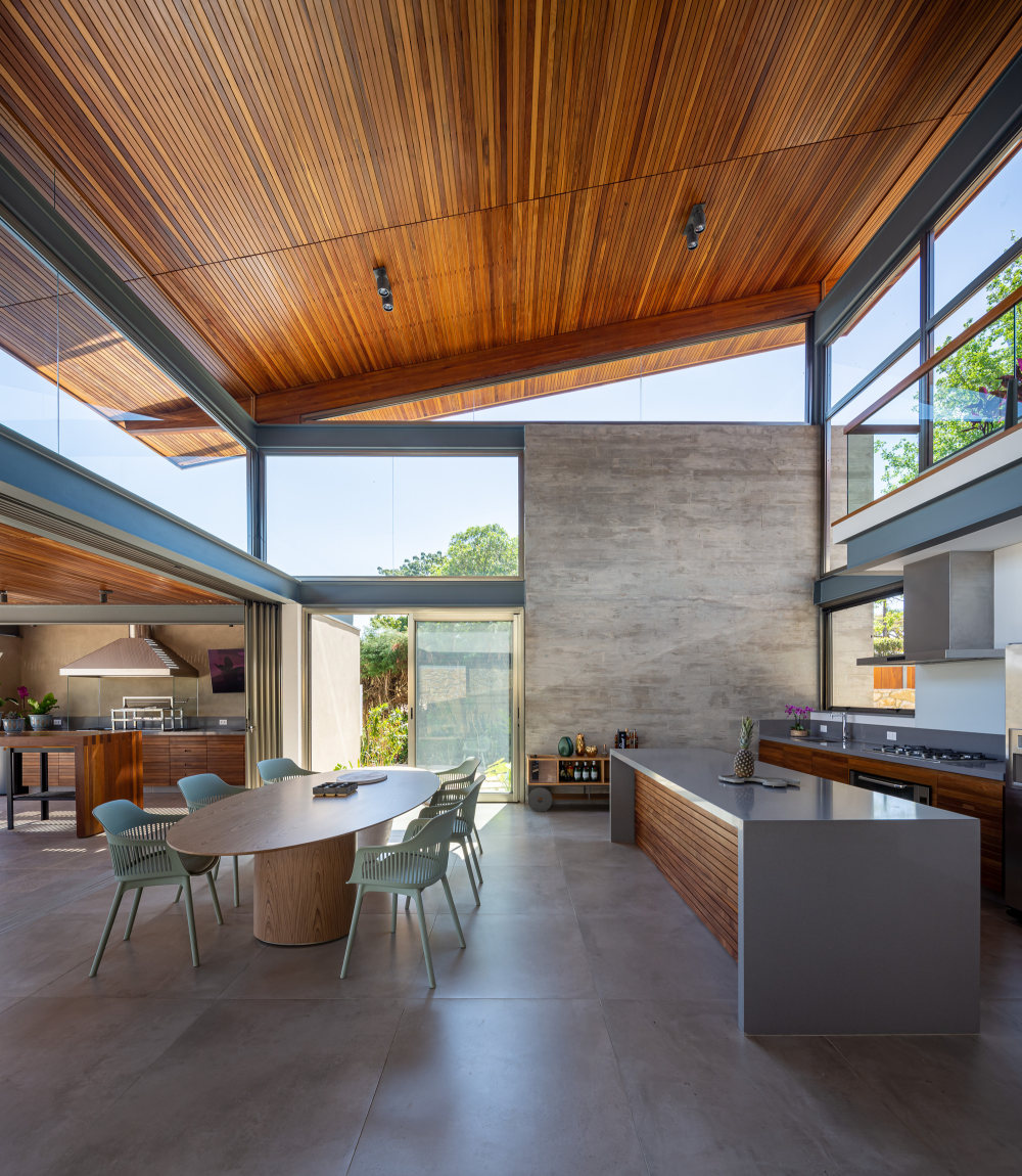 巴西水库旁的全景住宅设计-34