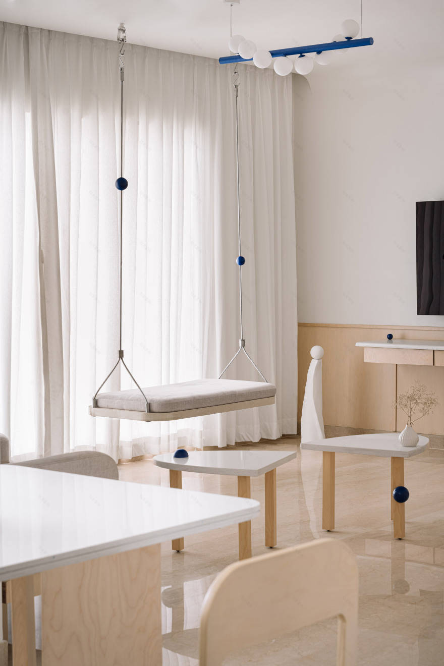 钴蓝色调住宅丨印度丨The Act of Quad-10