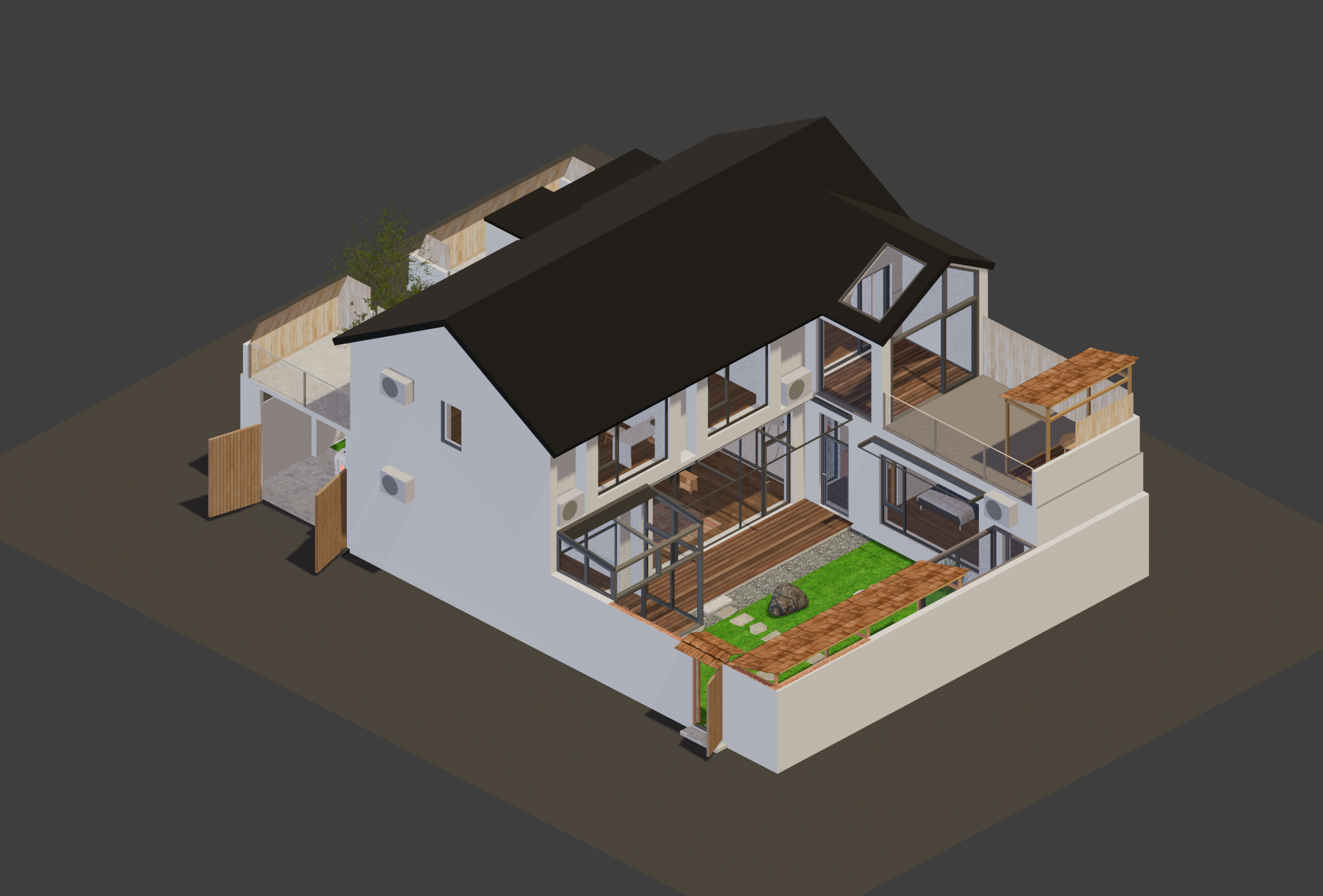 blender自建房设计3-2