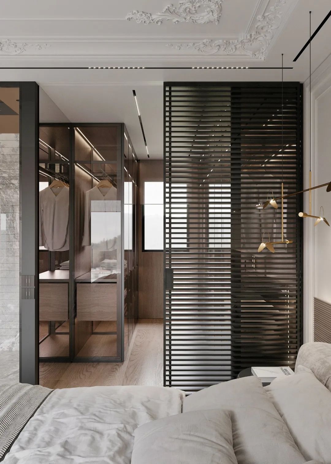 巴塞罗那现代轻法式住宅丨西班牙巴塞罗那丨Alex Tolkachev-26