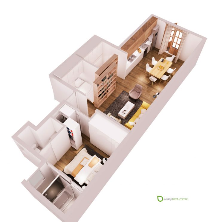 公寓室内设计（含各功能区）-2