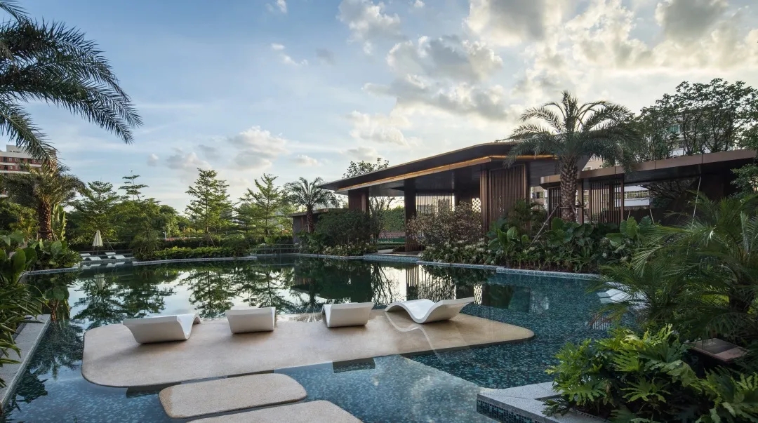 惠州蓝光·铂汇公馆居住区景观-12