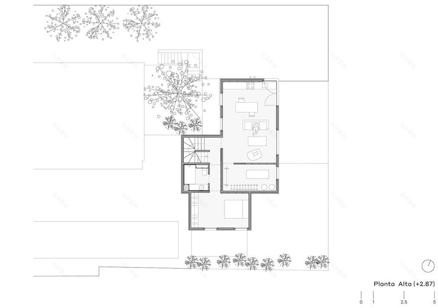 板网球场住宅丨西班牙马德里丨Nuñez Ribot Arquitectos-29