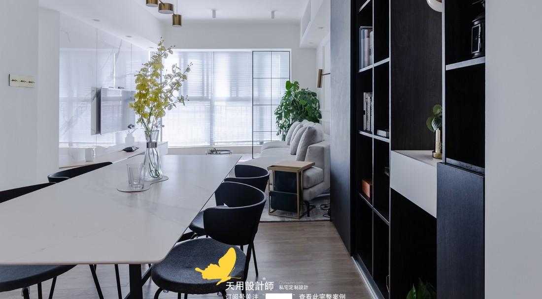 北欧现代简约风,两房改三房的实用与颜值在线设计-25