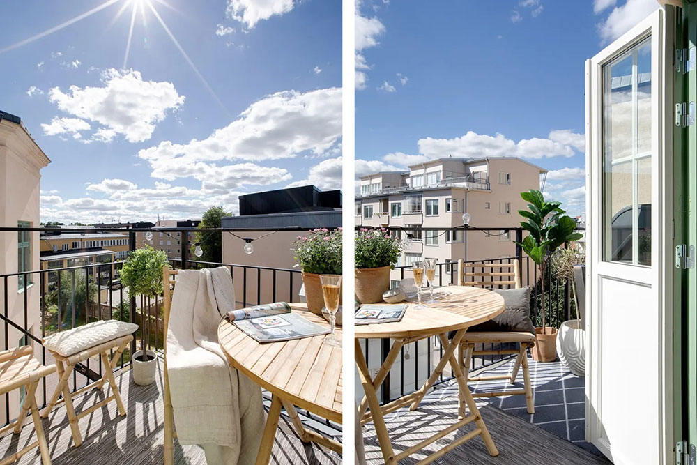 瑞典优雅公寓设计,浪漫倾斜屋顶与现代装饰的完美融合-30