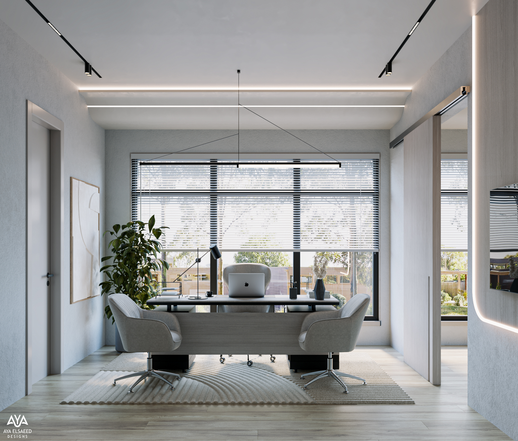 带有会议室的办公室丨埃及-7