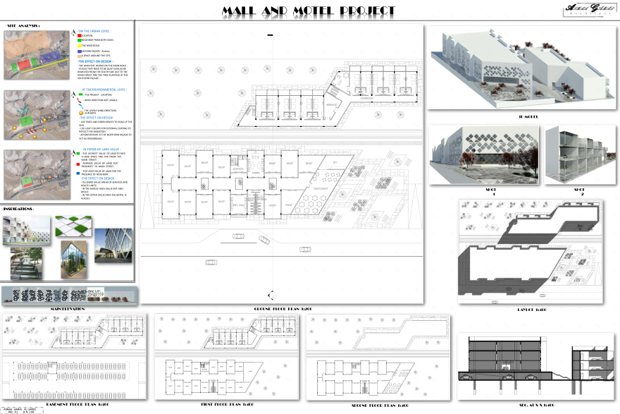 Mall and Motel 项目丨开罗大学工程学院建筑系-18