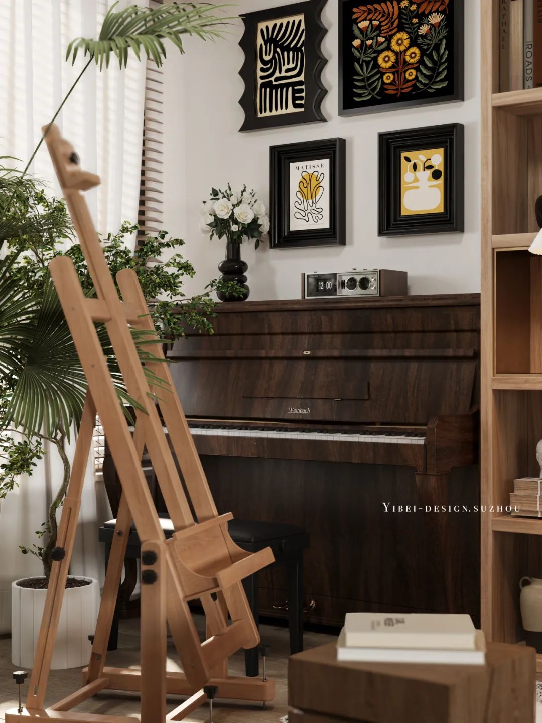 法式浪漫艺术气息居家空间设计丨中国苏州丨YIBEI DESIGN-23