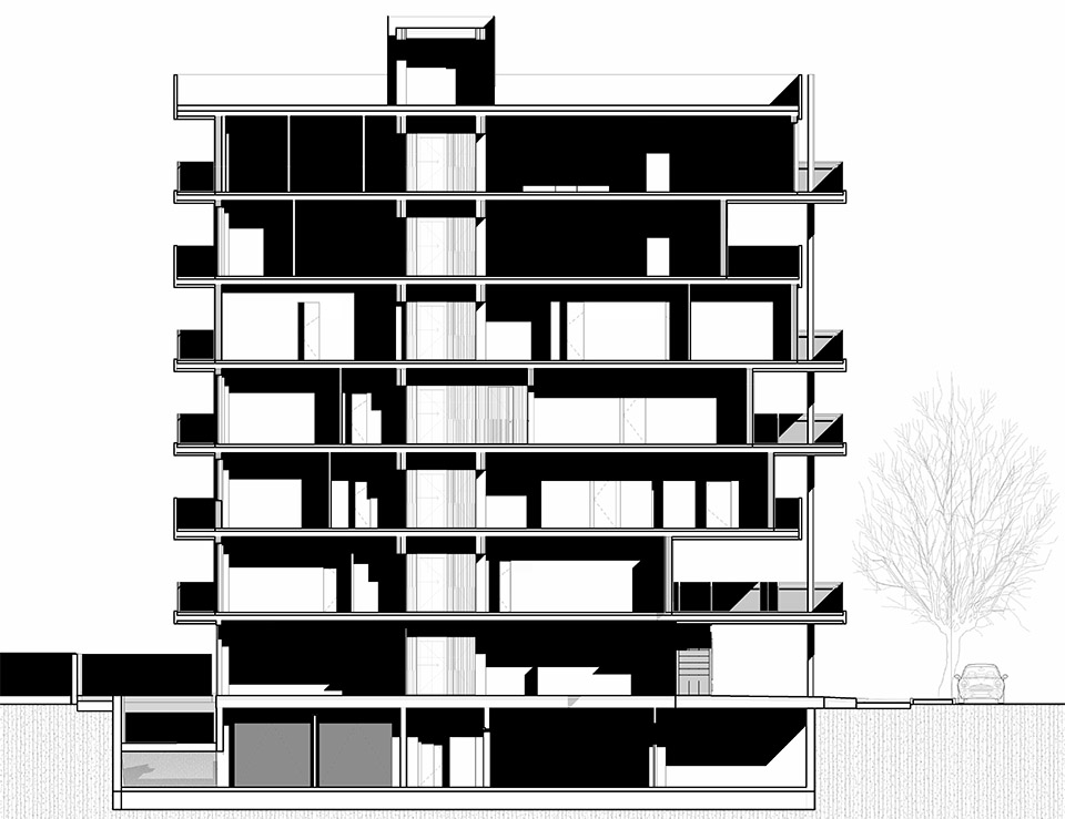 De Amicis 154号公寓楼丨意大利丨Giovanni Vaccarini Architetti-66