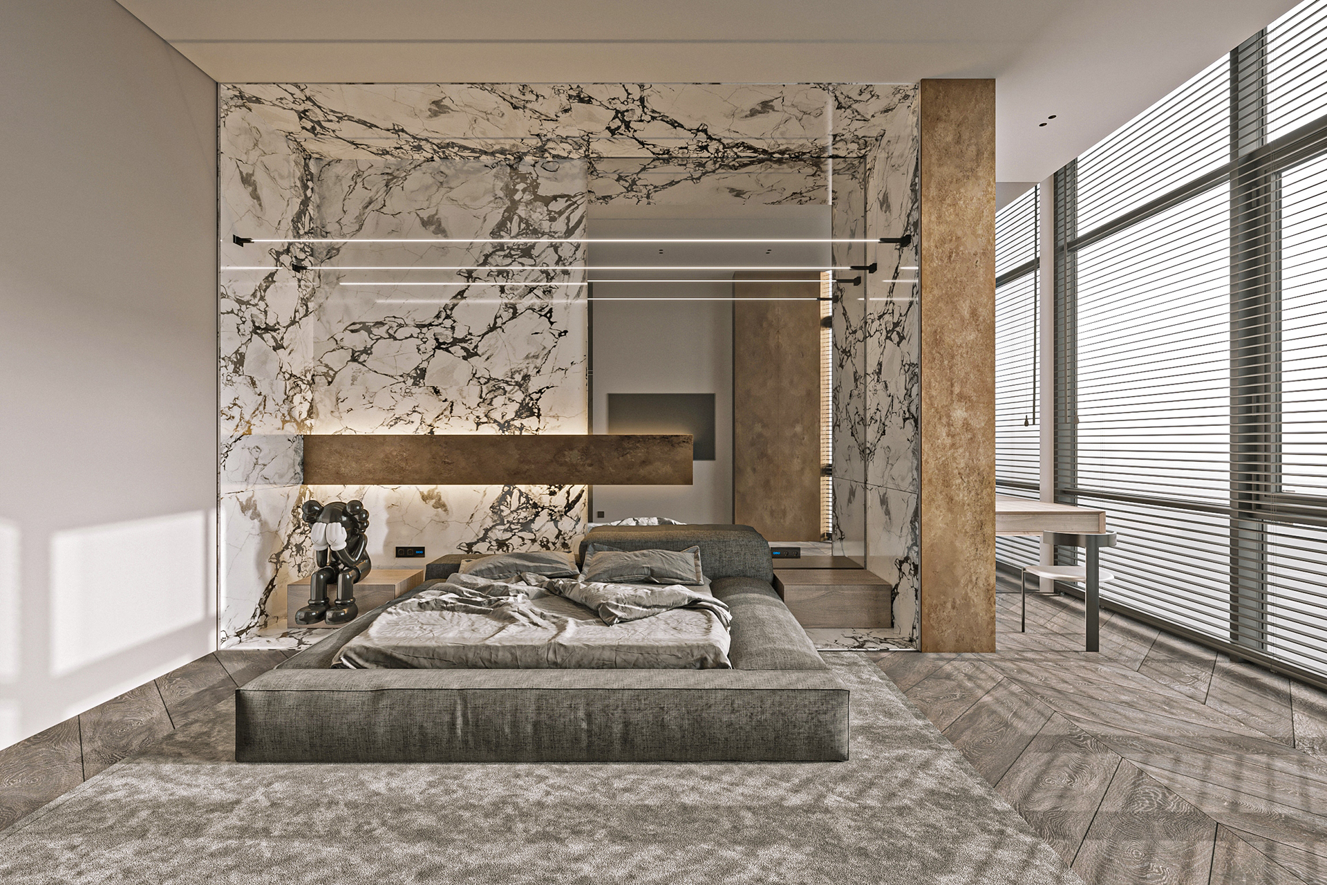 大理石与木质的完美结合                     -8