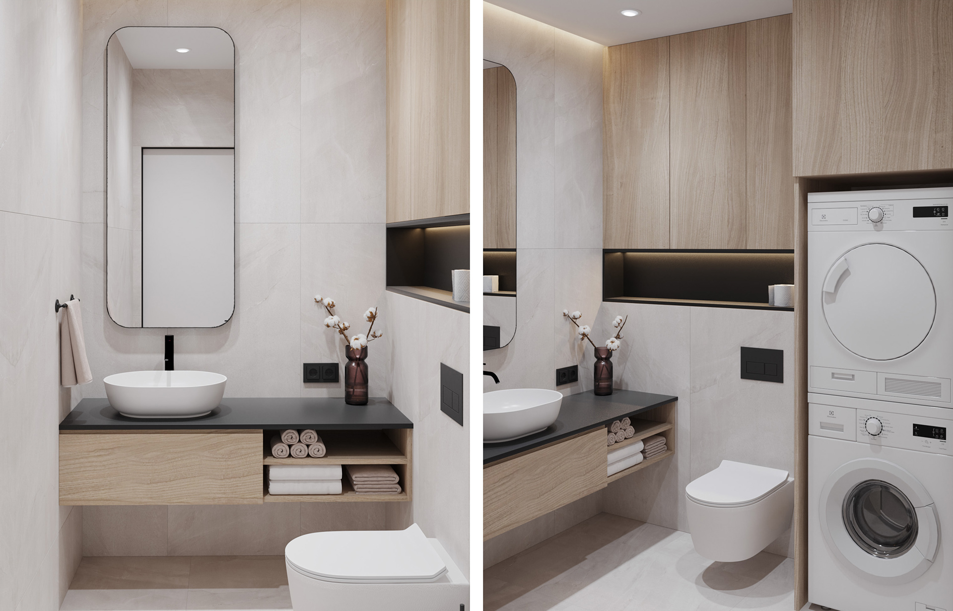 现代原木风公寓设计-16