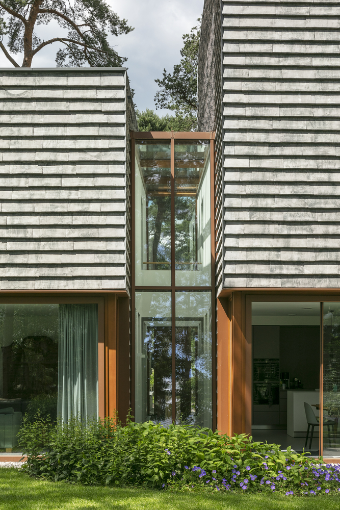 荷兰森林中的现代住宅-32