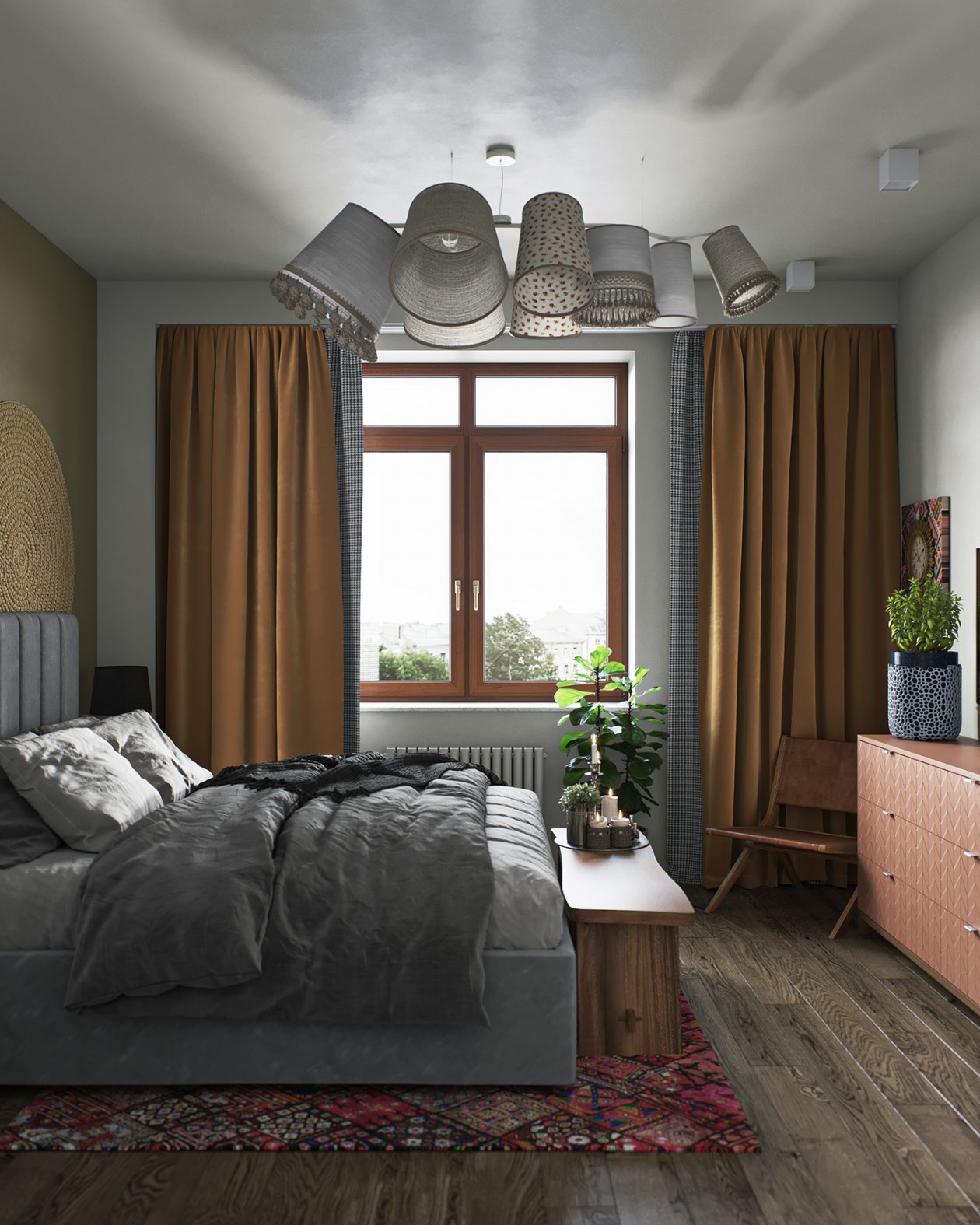 圣彼得堡 -98㎡混搭风公寓-19