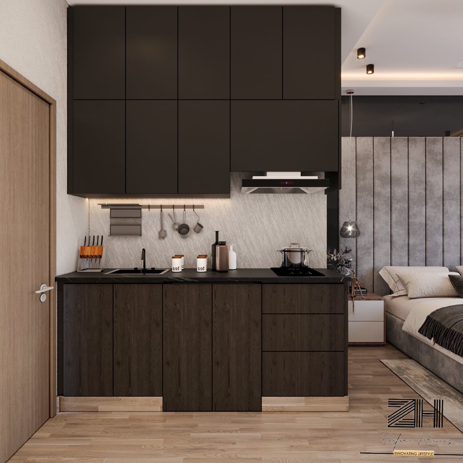 Modern Studio Room Interior Design-5