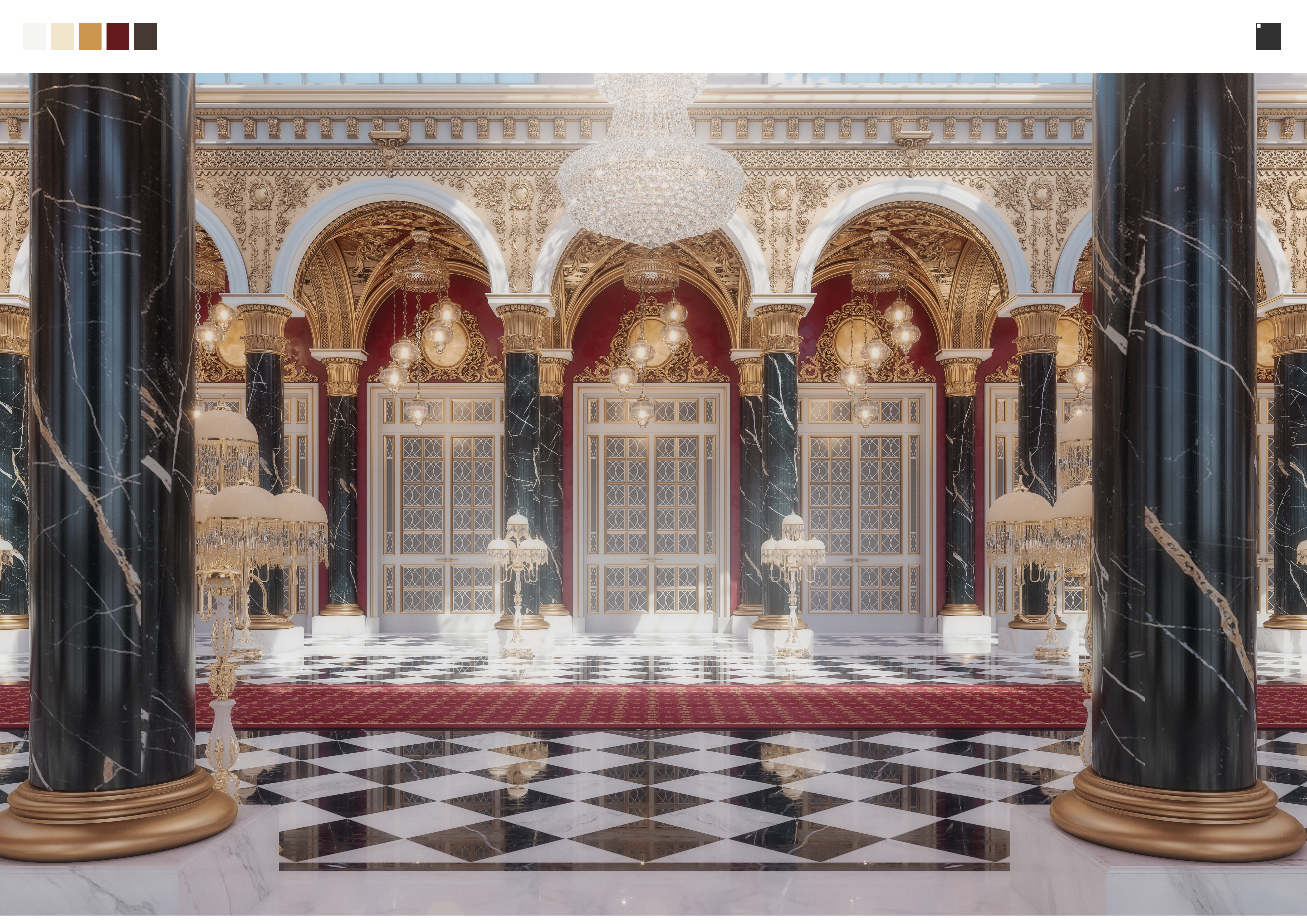 古典宫殿大厅设计-5