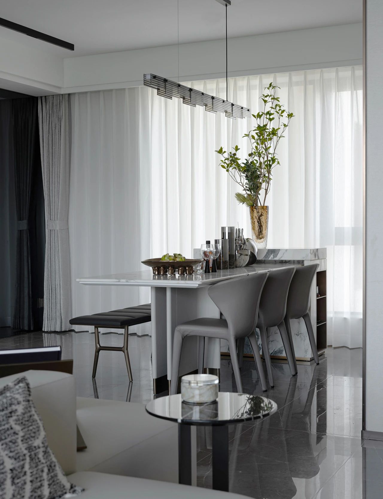 武汉中海寰宇天下·观雲府样板间丨中国武汉丨HWCD-24