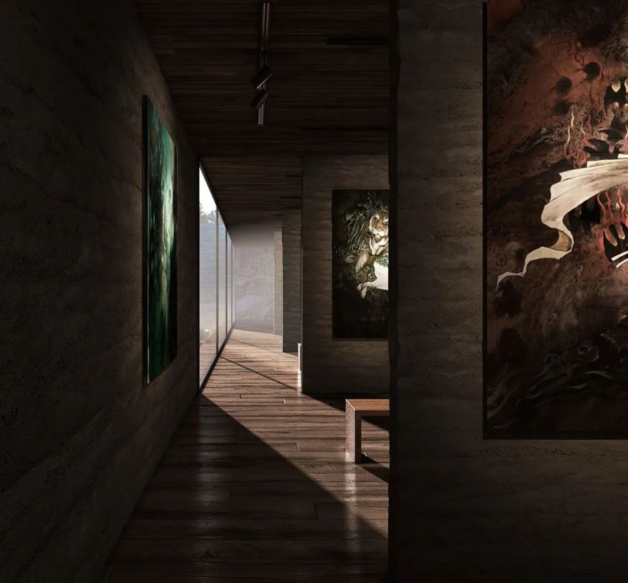 静净斋画室 | 融入自然的艺术栖息地-23