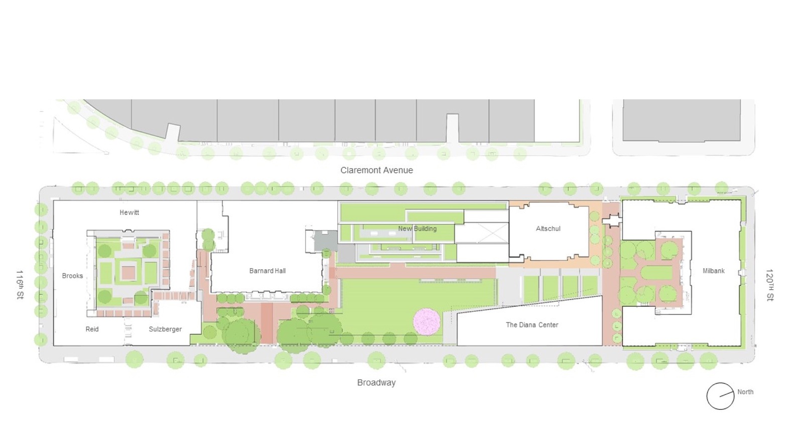 巴纳德学院，米尔斯坦中心  SOM-61