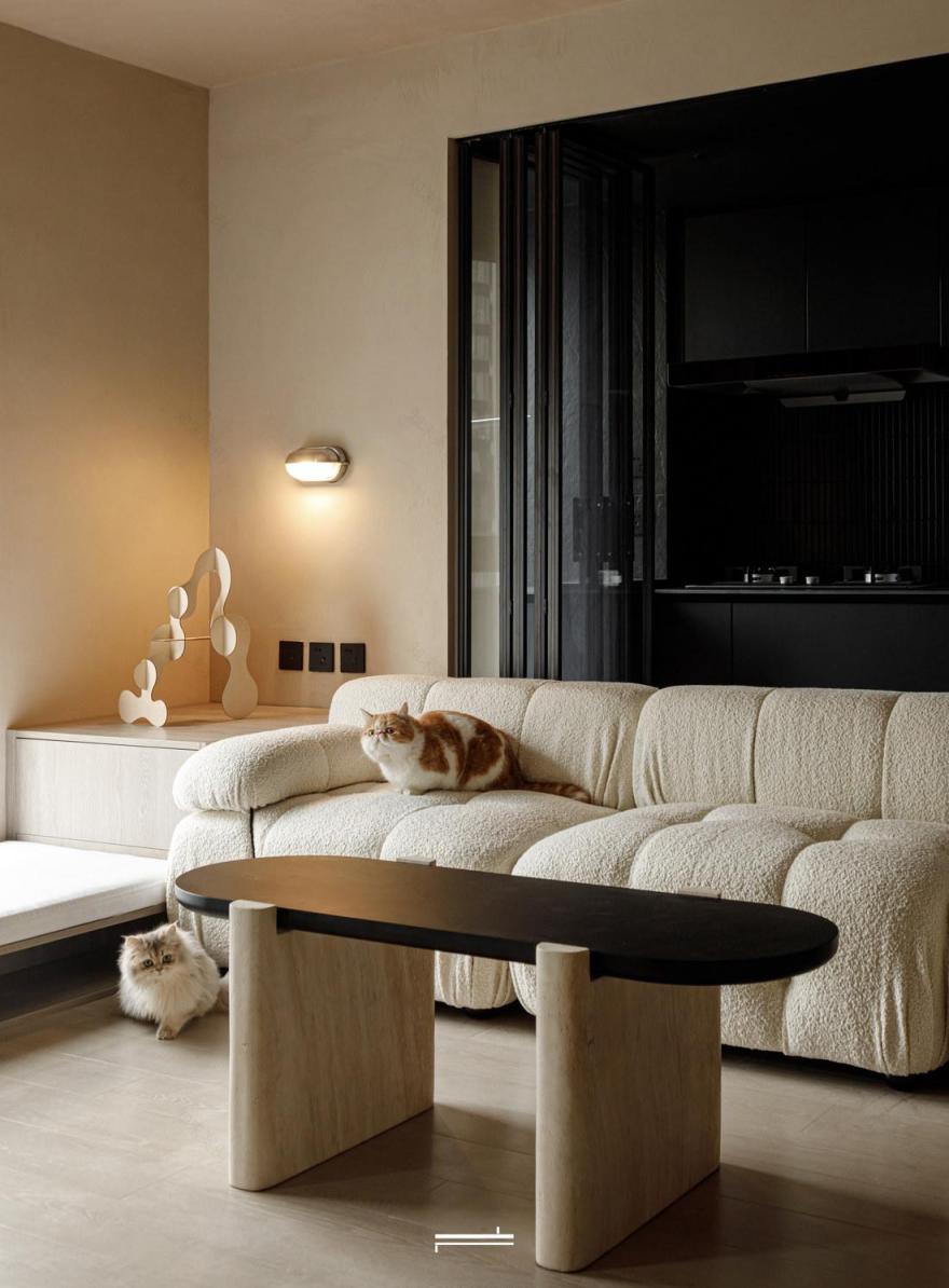 油画质感小户型设计,打造互动式空间-20