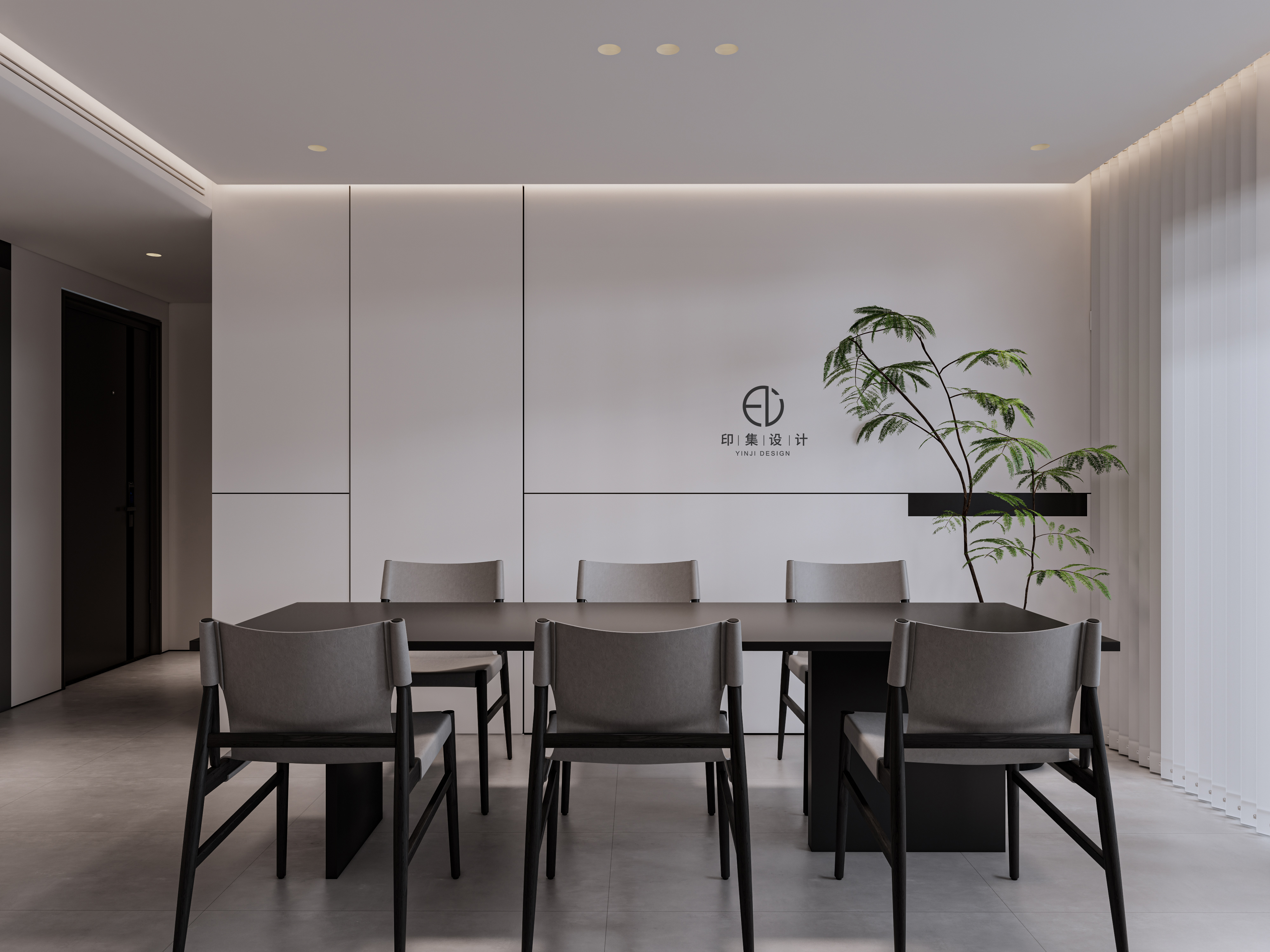 160㎡ 极简黑白灰，凡而不俗，构筑自由-18